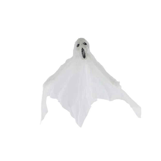 Hängedeko - Halloween - Geist - schwarz/weiß - ca. 53 x 24 cm