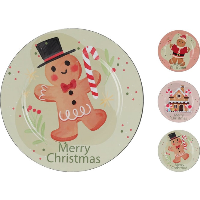 Plätzchenteller - Merry Christmas - Ø ca. 33 cm - 1 Stück