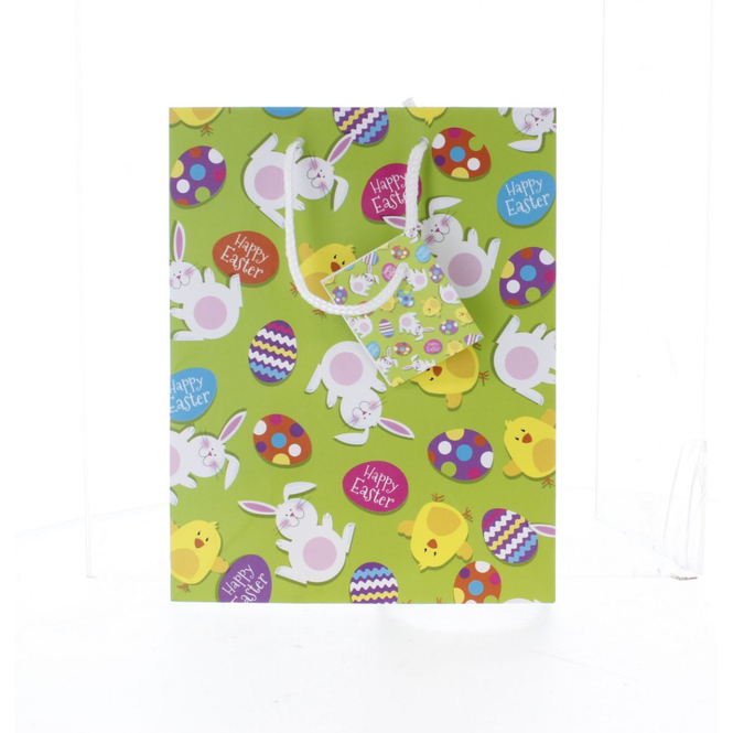 Geschenktasche Ostern - ca. 17,5 x 9,5 x 22,5 cm