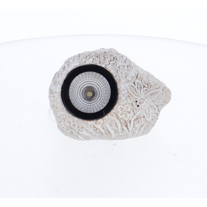 Stein mit solar LED grau - ca. 13 x 8,3 x 9,6 cm