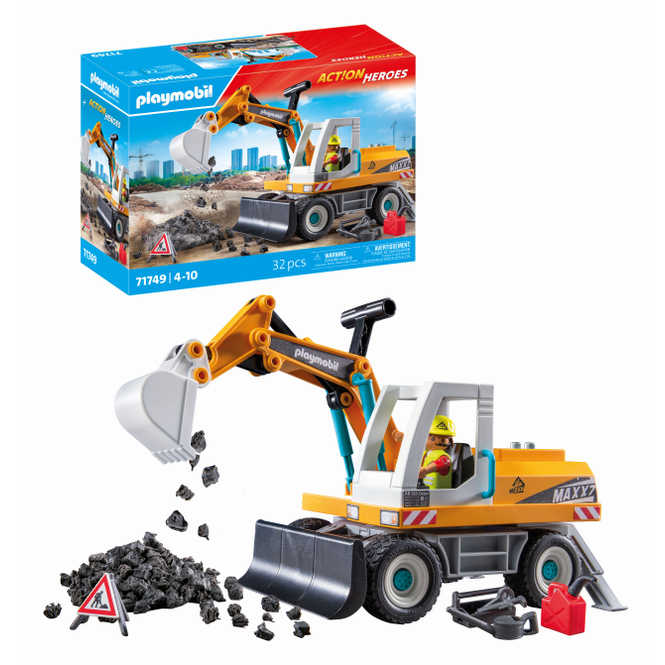 Playmobil® 71749 - Großer Bagger - Playmobil® Action Heroes