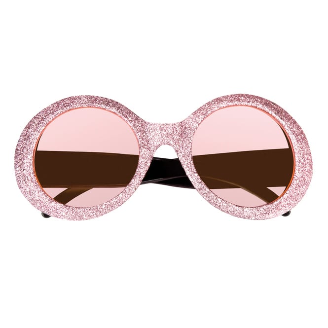 Brille - Jackie Glitter - für Erwachsene - pink 