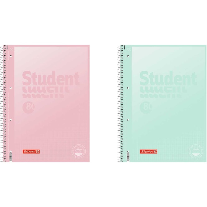 Premium Collegeblock A4 - Lineatur 28 - Pastell