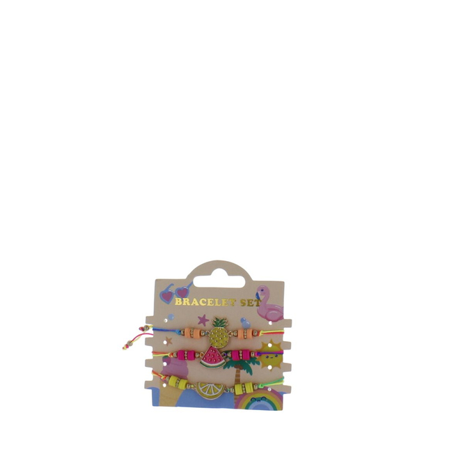 Armband Set - Früchte - 3-teilig