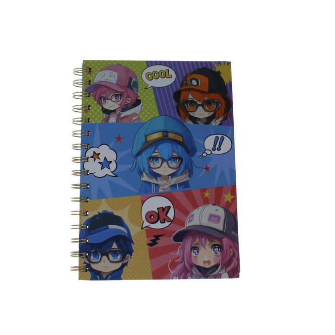 Spiral Notizbuch Anime - ca. 14,8 x 21 cm