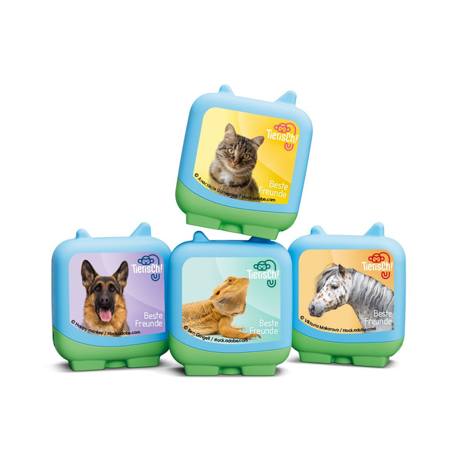 tonies® - Clever Tonies - Tierisch! - Beste Freunde - 4er Set - Toniefiguren
