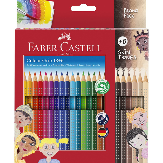 Buntstifte Set - Skin Tones - 24-teilig