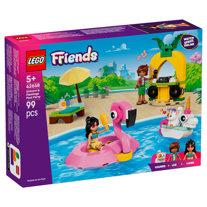 LEGO® Friends 42658 - Poolparty mit Einhorn und Flamingo
