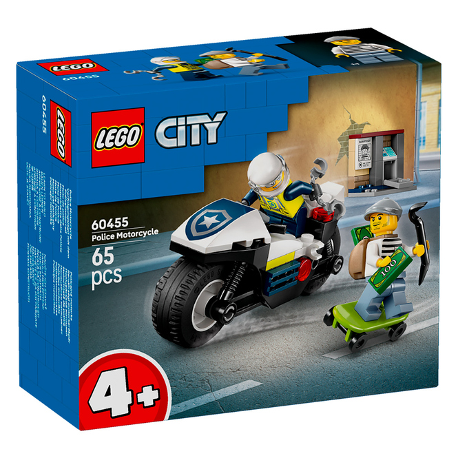 LEGO® City 60455 - Verfolgungsjagd mit dem Polizeimotorrad