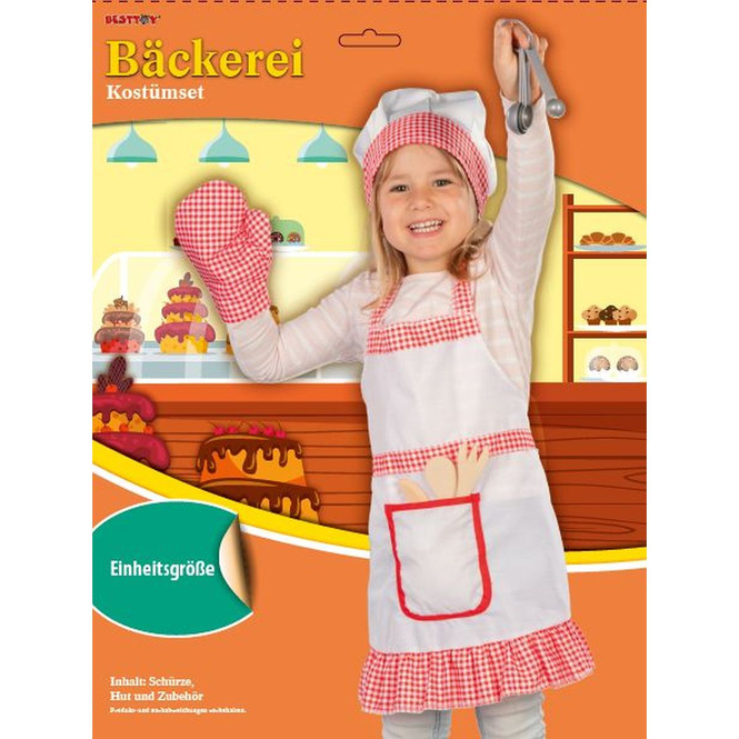 Kinderkostüm - Bäcker - Einheitsgröße