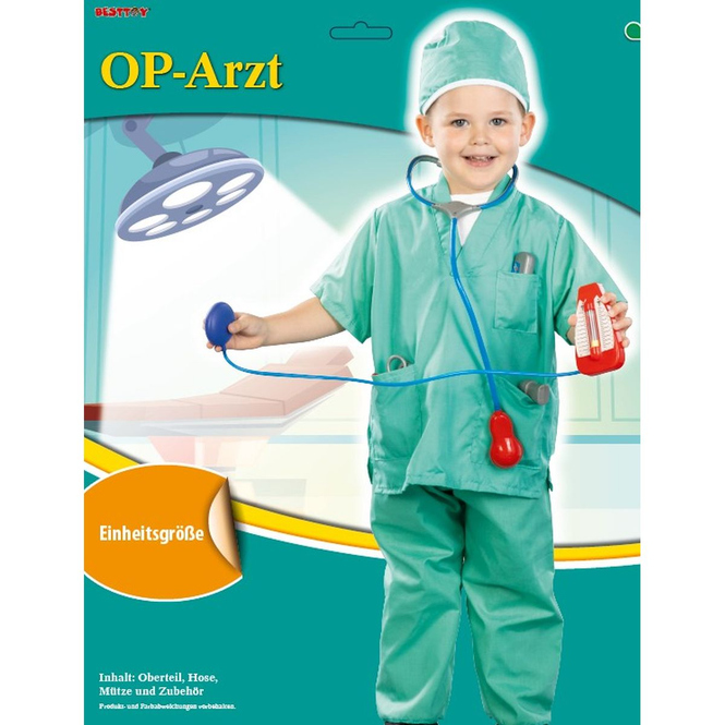 Kinderkostüm - OP-Arzt - Einheitsgröße