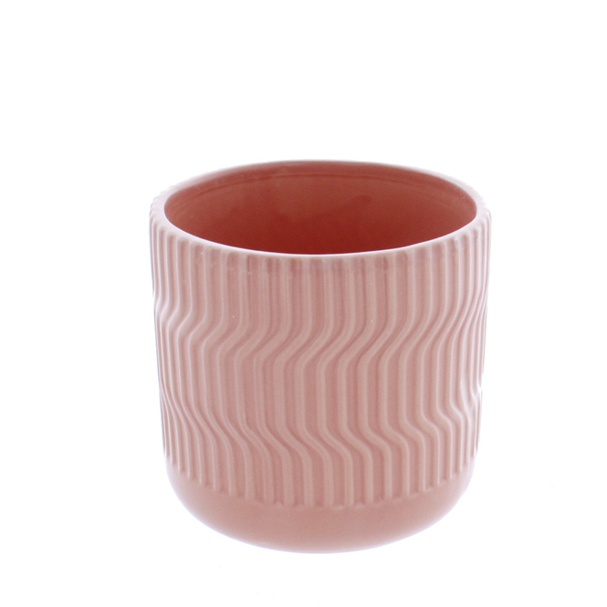 Pflanztopf aus Keramik - terrakotta-braun - ca. 12 cm