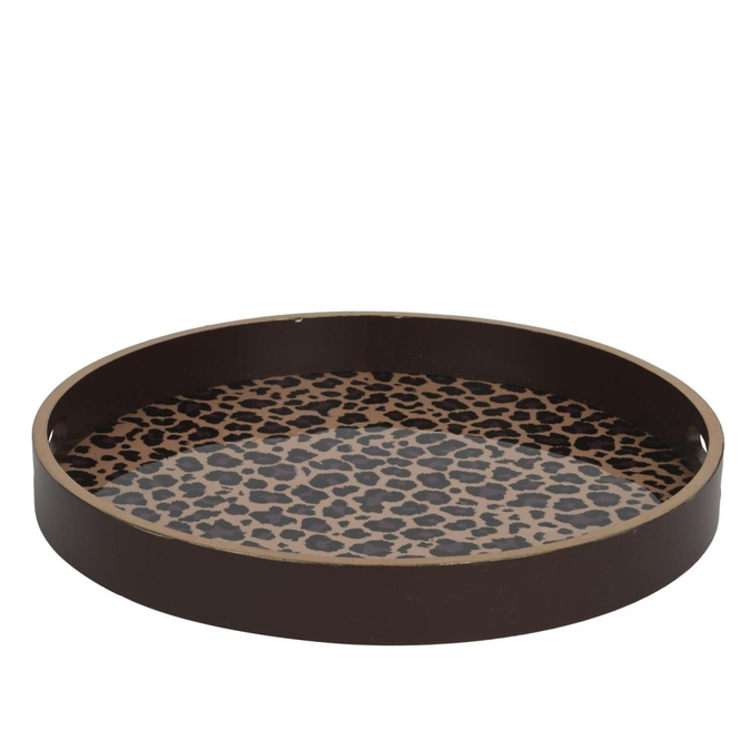 Servier Tablett - Leopard
