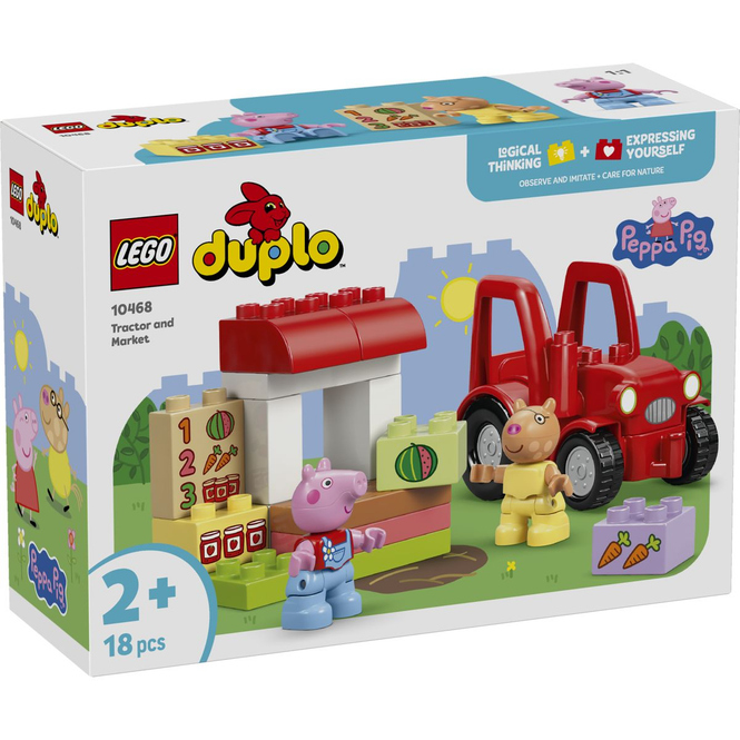 LEGO® DUPLO® 10468 - Peppa Pig - Traktor und Marktstand