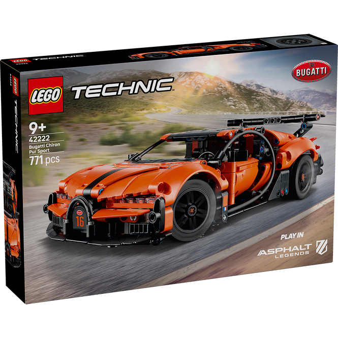 LEGO® Technic 42222 - Bugatti Chiron Pur Sport Hypercar