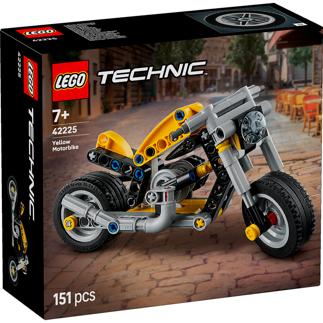 LEGO® Technic 42225 - Gelbes Motorrad