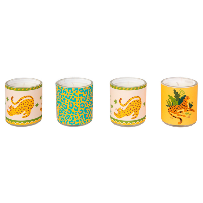 4er Set Duftkerzen im Glas - 1 Set