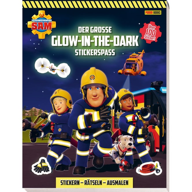 Feuerwehrmann Sam - Der grosse Glow-in-the-dark Stickerspass