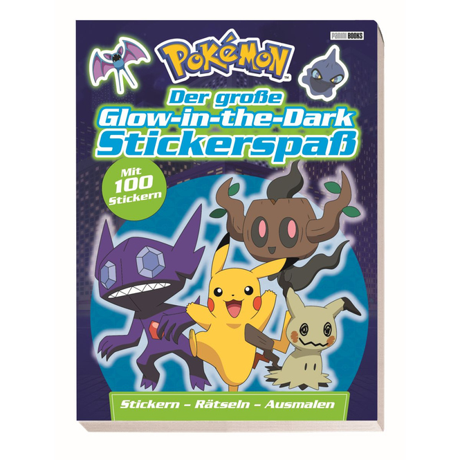 Pokémon - Der grosse Glow-in-the-dark Stickerspass