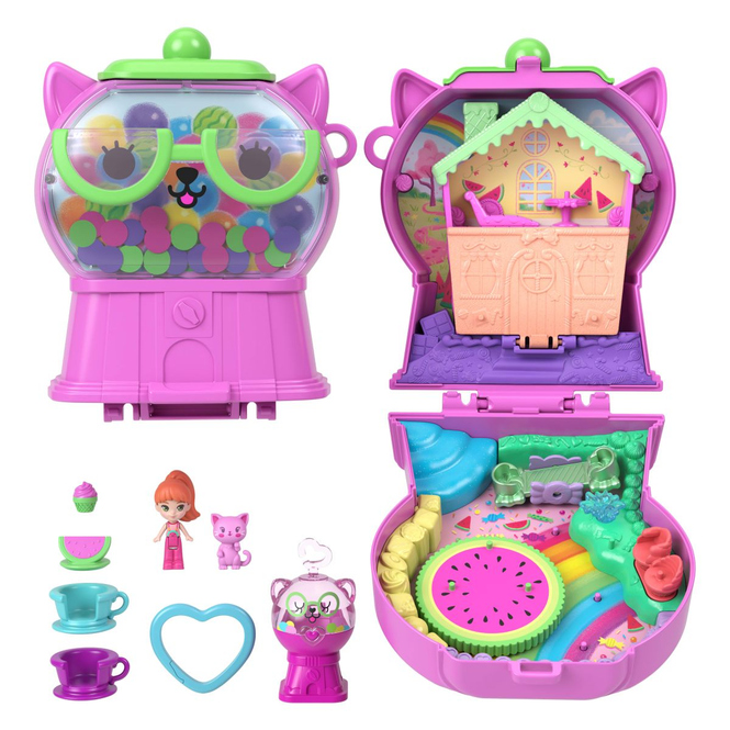 Polly Pocket - Kaugummi-Kätzchen-Schatulle