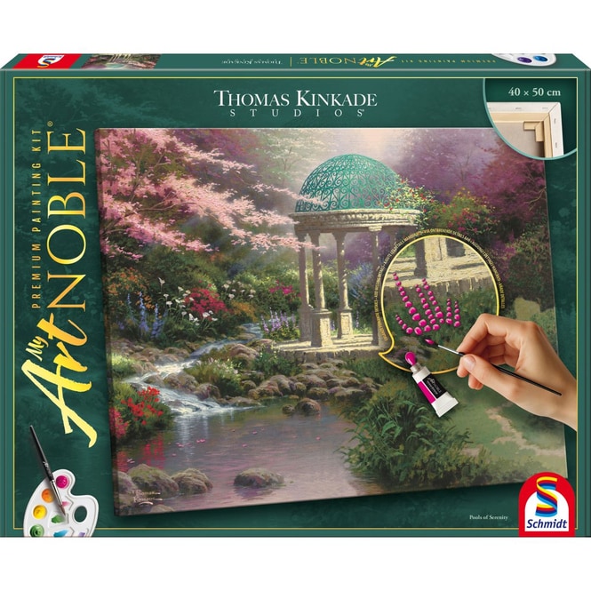 Thomas Kinkade - My ArtNOBLE - Pools of Serenity - Premium Mal-Set