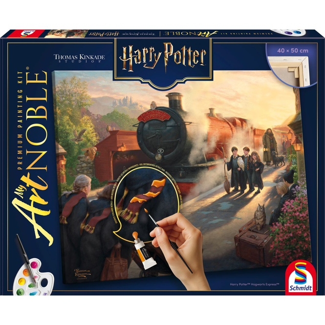 Thomas Kinkade - My ArtNOBLE - Harry Potter™ Hogwarts Express™ - Premium Mal-Set