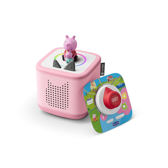 tonies® - Toniebox 2 - Starter-Set + Tonie Play Set Peppa Wutz - rosa
