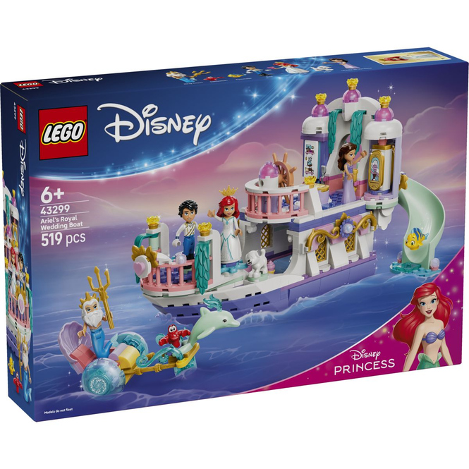 LEGO® Disney™ Princess 43299 - Arielles Königliches Hochzeitsboot