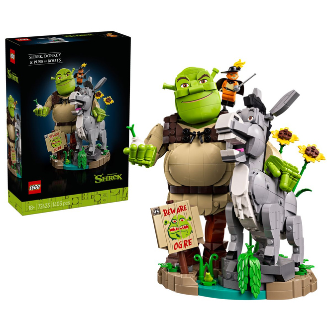 LEGO® Shrek 72423 - Shrek, Esel und Der Gestiefelte Kater