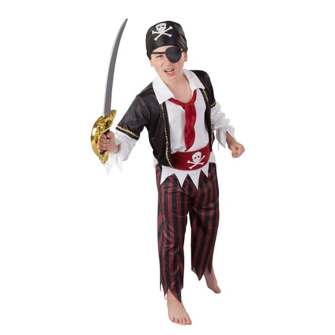 Kostüm - Pirat, 3-teilig, für Kinder 