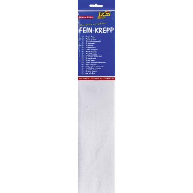 Fein-Krepp - weiß - 10 Papierlagen 