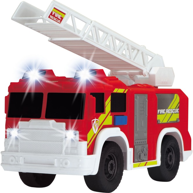 Dickie - Feuerwehrfahrzeug mit ausziehbarer Leiter 