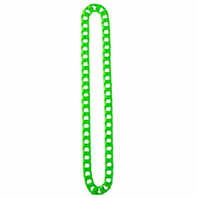 Faschingsschmuck - Halskette - neongrün 