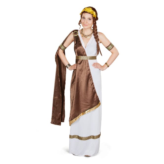 Kostüm - Griechische Göttin - für Erwachsene - 3-teilig - Größe 42