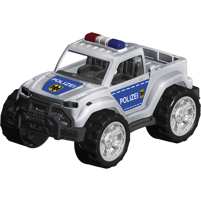 Besttoy Polizeifahrzeug - Jeep mit Stickern - ca. 28 cm 