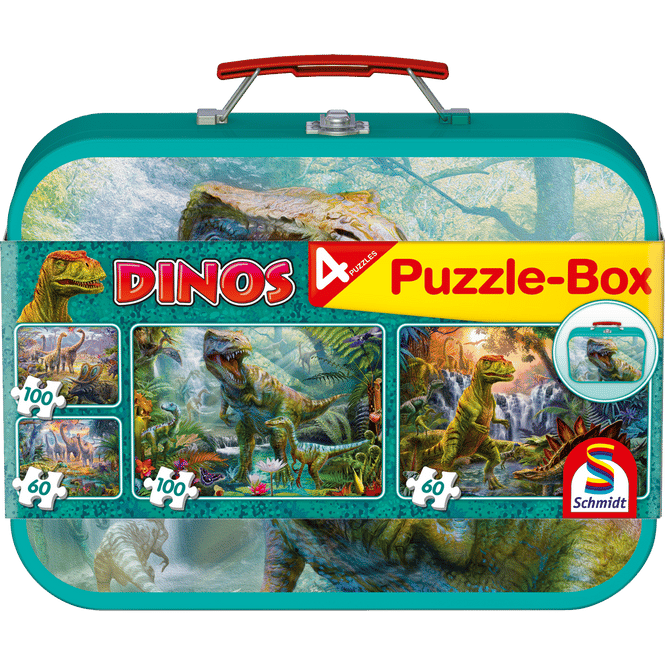 Puzzle-Box - Dinos - 4-in-1 