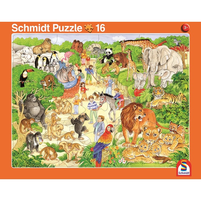 Rahmenpuzzle - Zoo und Bauernhof - 2er Set 