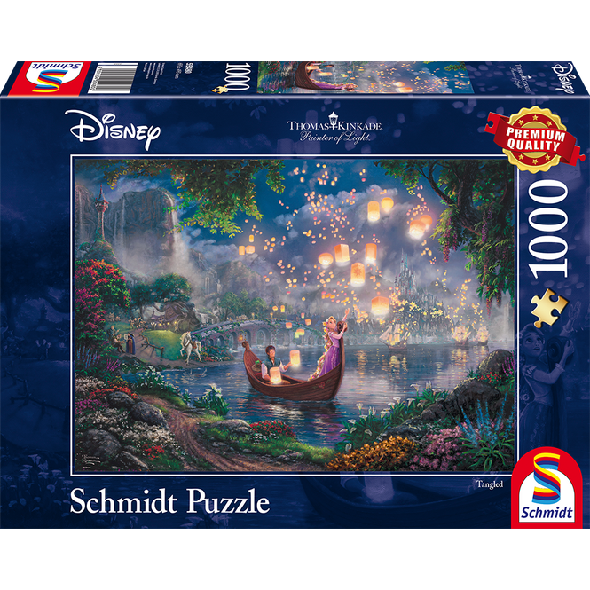 Puzzle - Thomas Kinkade - Disney Rapunzel - 1000 Teile