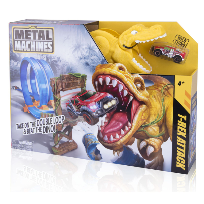 Zuru Metal Machines Rennbahn - T-Rex Attack - ca. 3,6m