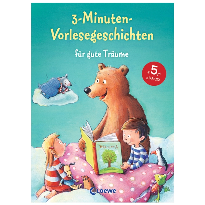 3-Minuten-Vorlesegeschichten für gute Träume - Loewe