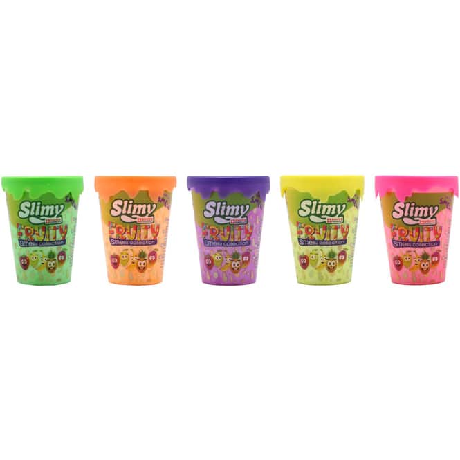 Slimy - Fruity Smell Collection - Duftschleim im Becher - verschieden Farben - 1 Stück 