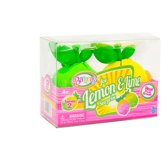Bananas Lemon & Lime - Süße Spielfiguren in bunten, duftenden Limonen verpackt 