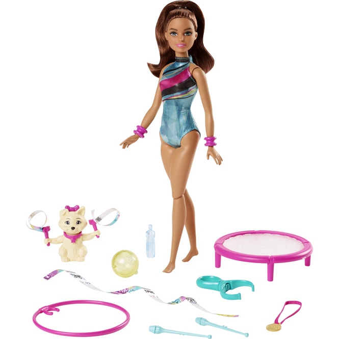 Barbie - Turnerin Teresa - Spielset mit Modepuppe 