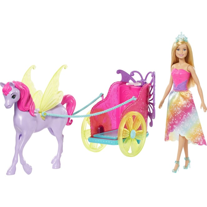 Barbie Dreamtopia - Prinzessin mit Pegasus und Kutsche 