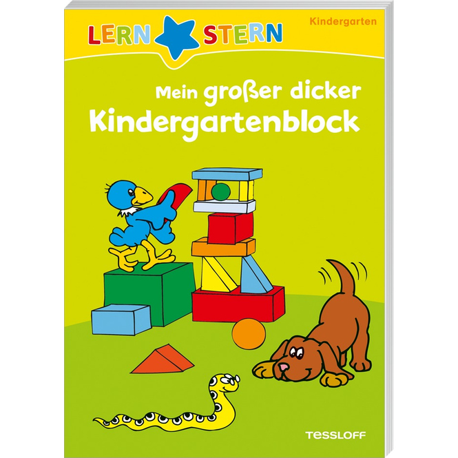 Mein großer dicker Kindergartenblock - Lernstern 