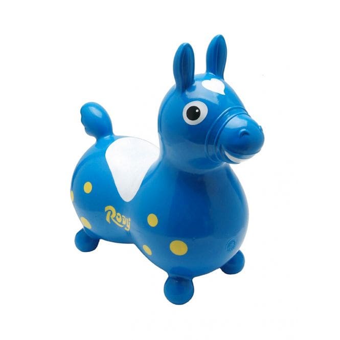 Hüpfpferd Rody - blau oder rot