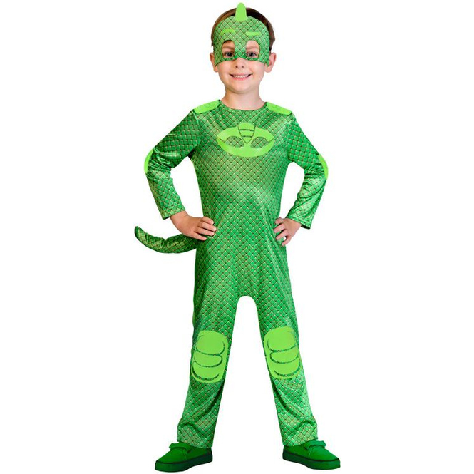 Kostüm - PJ Masks Gecko - für Kinder - 2-teilig - verschiedene Größen 