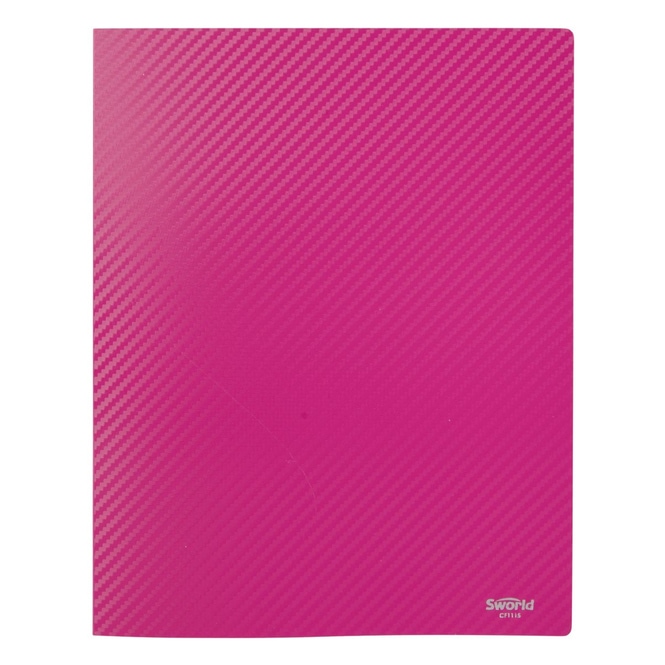 Ringbuch A4 - Carbon Design - Pink 