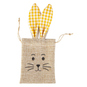 Geschenktasche mit Hasengesicht - aus Jute - ca. 10,5 x 33 x 0,5 cm - 1 Stück - Bild 1