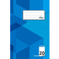 Schulheft A4 - Lineatur 20 - blanko mit Linienblatt - 16 Blatt - Bild 1